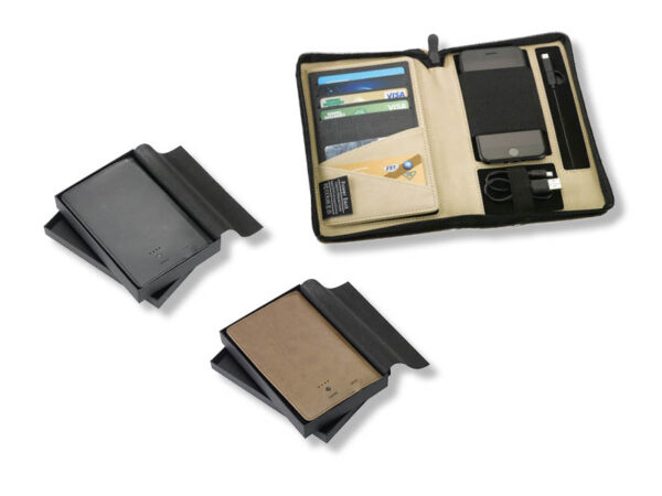 USB6551 Pasport Holder With  powerbank